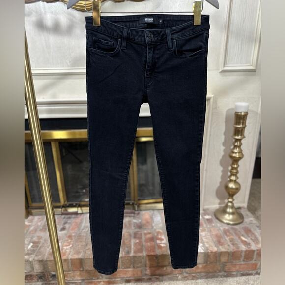 Hudson Krista Super Skinny Jeans Black Size 27 Women’s Stretch Mid Rise - Picture 2 of 6